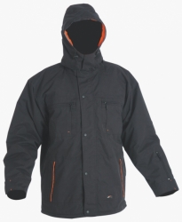 ČERVA EMERTON zimní bunda černá/oranžová