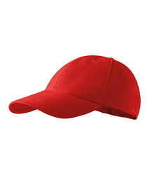 MALFINI 6P čepice nastavitelná červená
