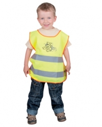 Výstražná dětská vesta ALEX junior žlutá