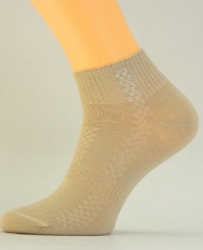 BENET Antibakteriální kotníkové ponožky bílé