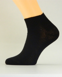BENET Antibakteriální kotníkové ponožky černé