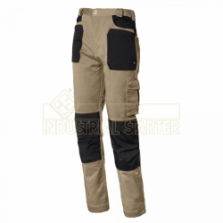 ISSA kalhoty STRETCH béžová v.3XL