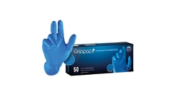 ISSA rukavice GRIPPAZ - modré - balení 50ks