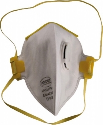 Skládaný respirátor s ventilkem FFP1.