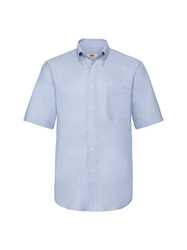 Košile pánská krátký rukáv FOTL OXFORD BLUE