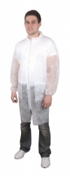 Jednorázový plášť PEPE bílý
