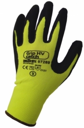 Polomáčené rukavice v latexové mikropěně GRIP HV