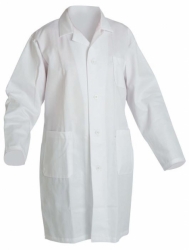 Pracovní plášť pánský bílý s dlouhým rukávem