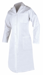 ZASPO - Pracovní plášť dámský bílý s dlouhým rukávem