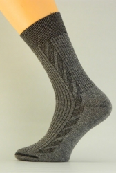 BENET Bavlněné pánské ponožky antracit P001
