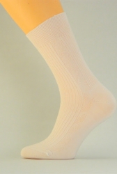 BENET Bavlněné pánské ponožky bílé P001