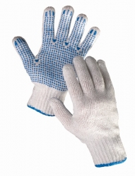 Pletené bezešvé rukavice s terčíky PERRY