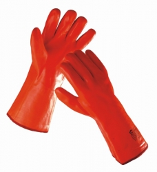 Zateplené PVC rukavice FLAMINGO 35