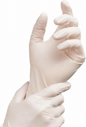 Jednorázové latexové nepudrované rukavice 100ks