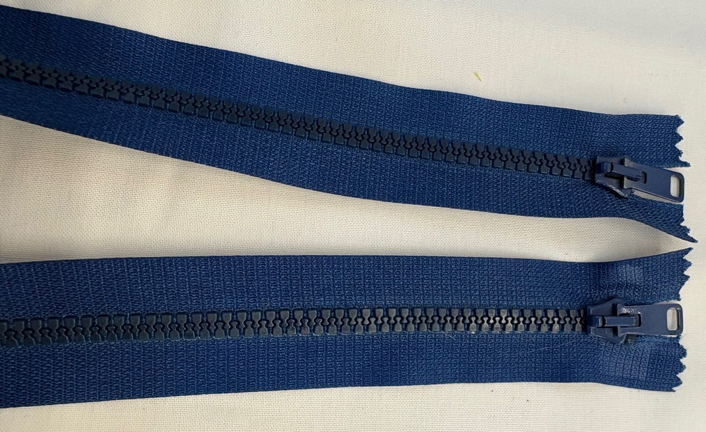 kostěné zipy nedělitelné dvoujezdcové 65cm