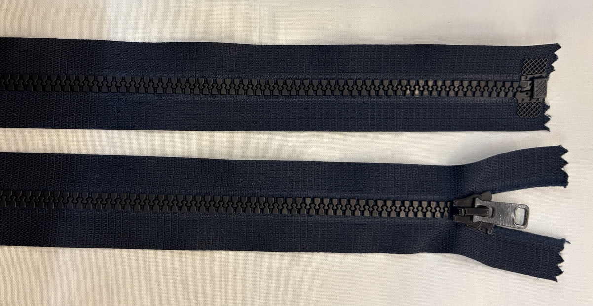 kostěnné zipy dělitelné 75cm 
