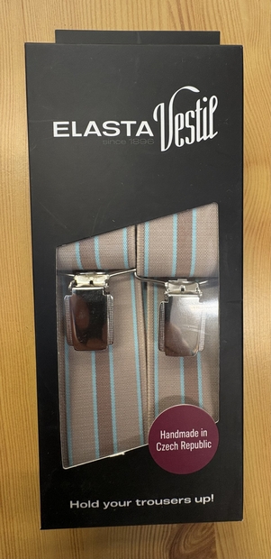 ELASTA VESTIL šle barevné 3,5cm 